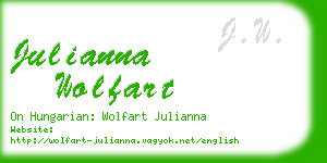 julianna wolfart business card